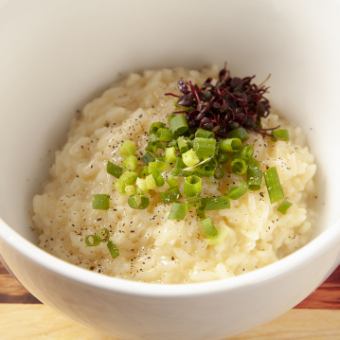 Risotto with chicken broth ~Freshly shaved Parmesan~