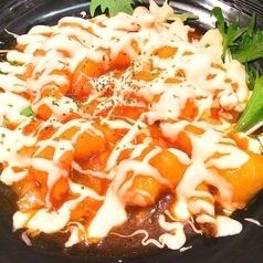 えびマヨチリソース／辛ーい豚キムチ／チーズとん平焼き　各