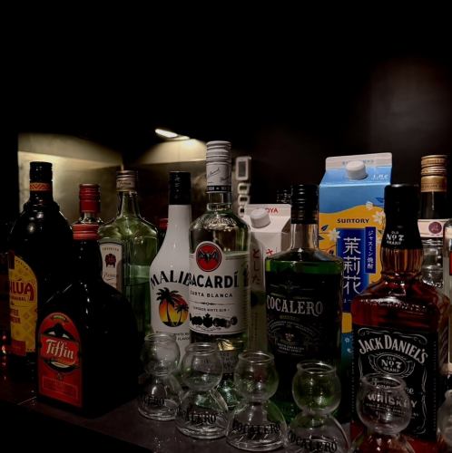 【お好きなシーシャに合わせて!】お酒の種類が豊富
