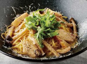 チキンときのこのバター醤油