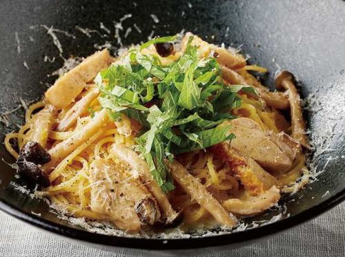 チキンときのこのバター醤油