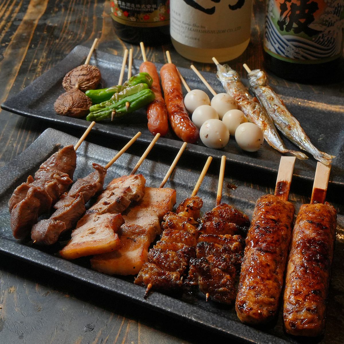 定番の串焼きのみならず特におすすめの厳選したメニューをご用意
