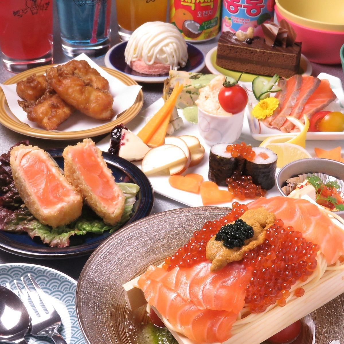 The best value for money ★ A sparkling izakaya that boasts salmon and salmon roe!