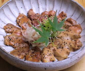 Grilled Kamuri Chicken Rare Liver