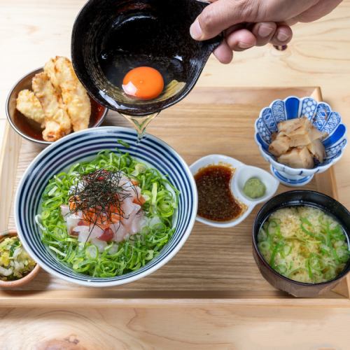 大分郷土料理りゅうきゅう丼【味噌汁おかわり自由】