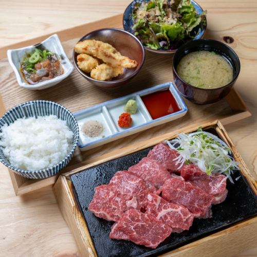 土日祝日限定　大分和牛の炙り定食