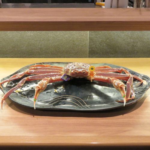 【活】ズワイガニフルコース（仕入れ値により金額変更の場合有り・40000円～45000円）