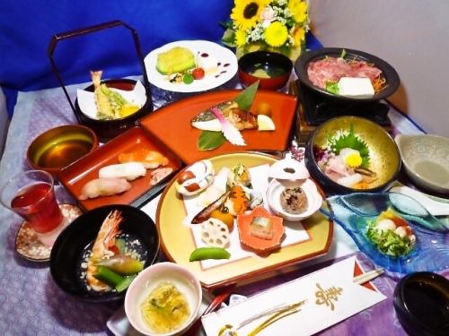 Kaiseki cuisine that is particular about the ingredients