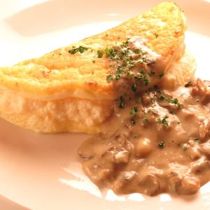 Mont Saint Michel style omelet