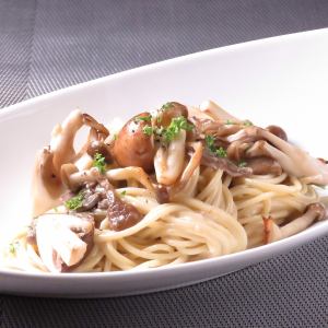 Creamy mushroom pasta