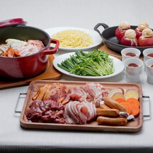 Standard BBQ + Sundubu hotpot *Menu contents may change from March 1st