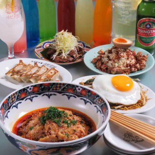 [For various banquets] A total of 12 popular menu items such as mapo tofu and the famous drooling chicken + all-you-can-drink for 2.5 hours
