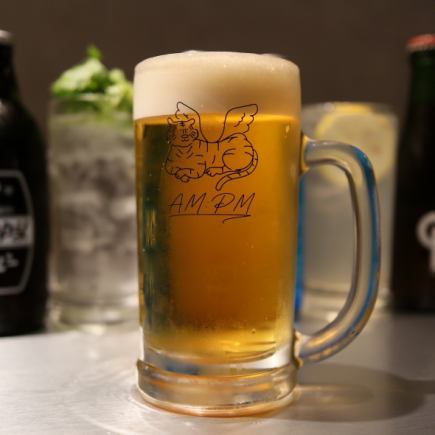 《お得な2時間単品飲み放題》生ビールもOKで2,000円!(LO30分前)