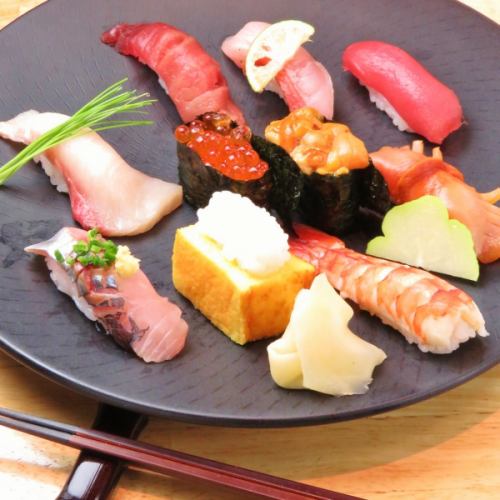 Shizuoka fish with nigiri sushi