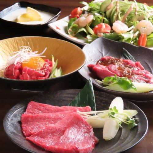 A sumptuous assortment menu