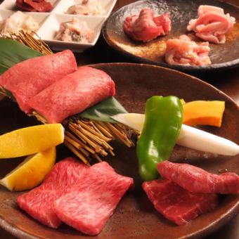 【美舌堪能コース】人気のメニューを全て堪能　デートや接待にも　100分飲み放題付8,800円