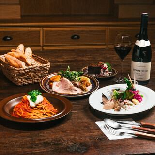 【誕生日会・女子会に◎】自家製パン食べ放題付き飲み放題パーティープラン