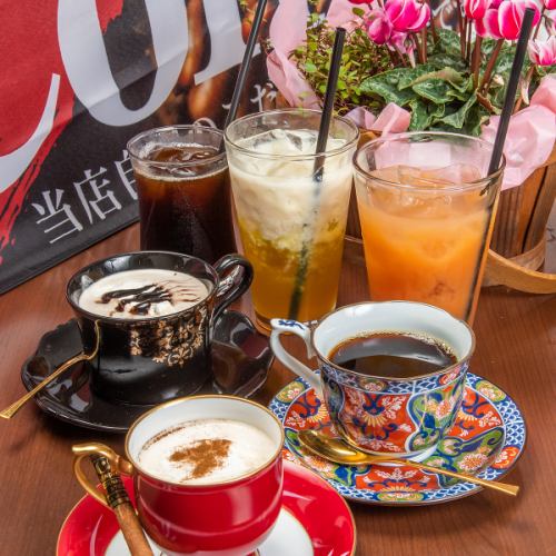 ドリンクメニューが豊富！