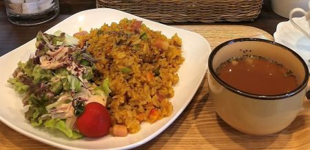 ドライカレーランチAset