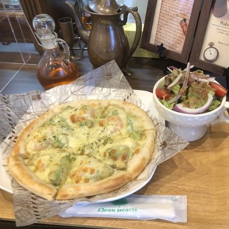 日替わり ピザランチAset