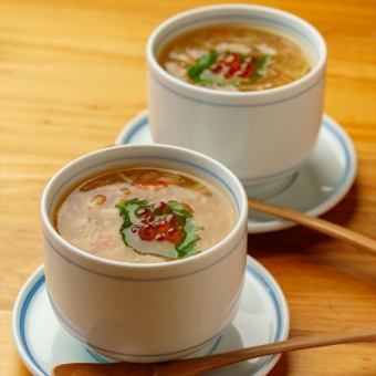 一番だし使用！蟹あんかけ茶碗蒸し