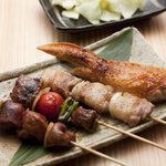 Exquisite yakitori grilled by the owner who trained for many years at "Yakitori no Hachibei"