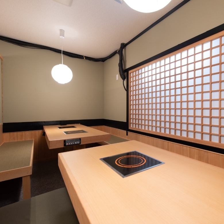 全席個室完備☆最大12名まで個室でお楽しみいただけます。