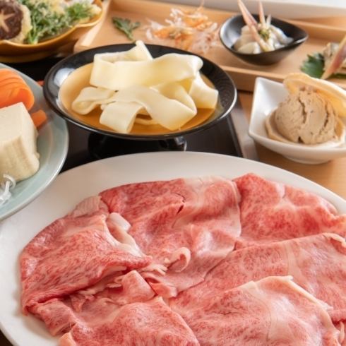 群馬県産の豚肉と国産和牛を堪能できるコースは3850円～ご用意！
