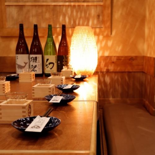 Book early for a private room with horigotatsu.Courses with all-you-can-drink are available from 4,000 yen.