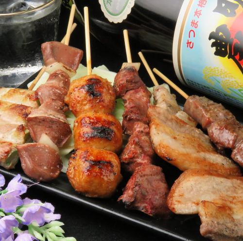 All 24 types of charcoal yakitori