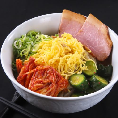 ピビンパ冷麺セット