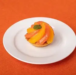 オレンジ×グレープフルーツmixタルト