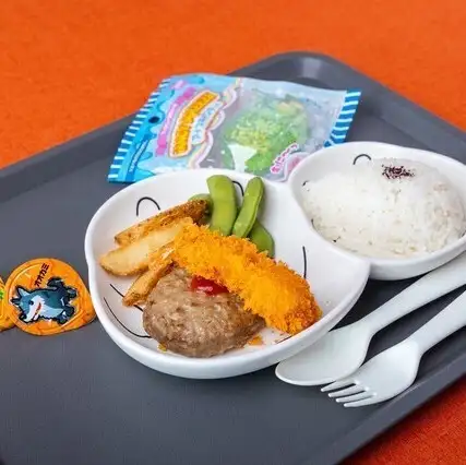 お子様ハンバーグ・エビフライ