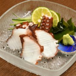 Octopus sashimi