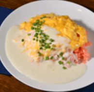 Mentaiko Cheese Omurice