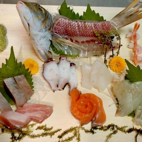 Assorted sashimi (large)