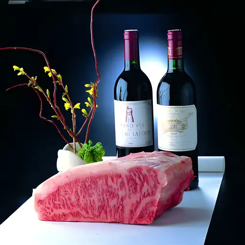 Premium Wagyu beef and carefully selected wines