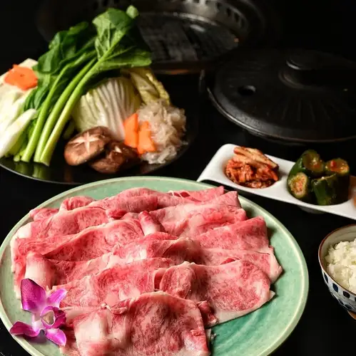 Premium Japanese Black Wagyu Beef Sukiyaki