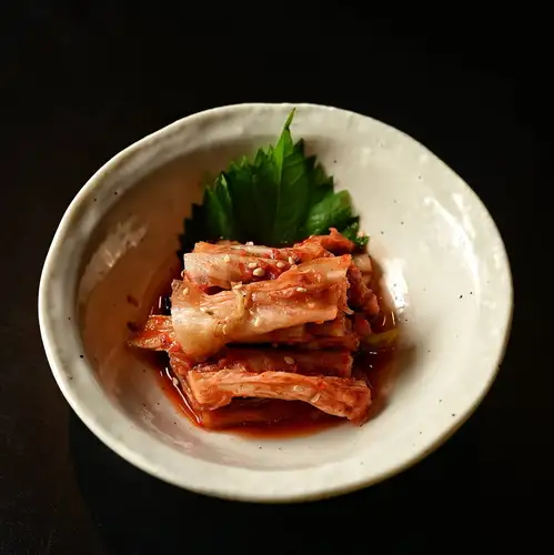 Homemade napa cabbage kimchi