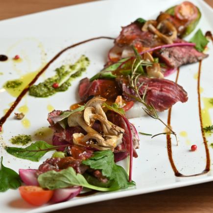 【2H 음료 무제한 포함】 ★ 크리스마스 디너 ★ 굴 그라탕과 와규 탈리아타 등 전 6 품 7000 엔 (세금 포함)