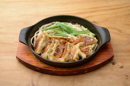 Gyoza chive with sprouts