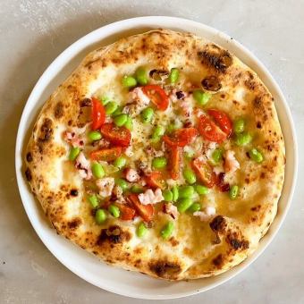 千葉県枝豆とアンチョビのピッツァ