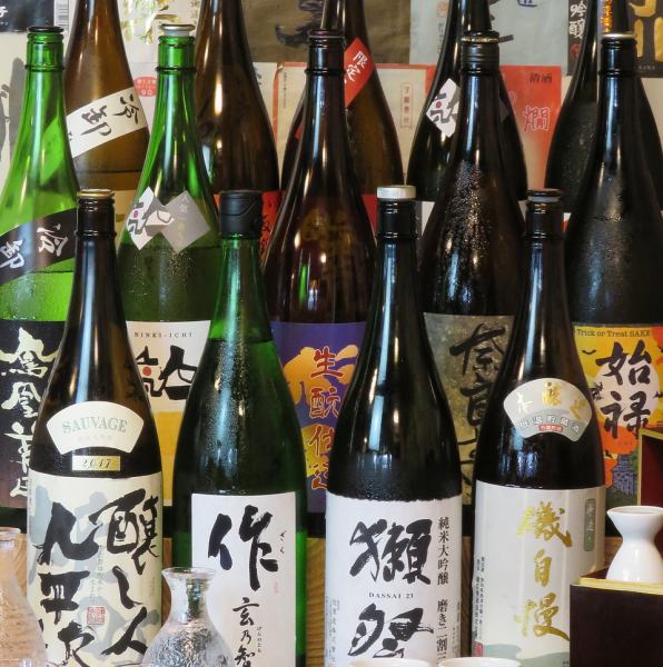 【全国の銘柄酒】・【静岡地酒全27種】その数50種類以上を取り揃えた「日本酒酒場」