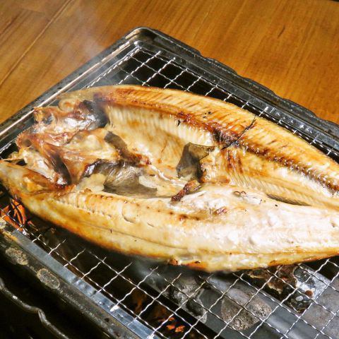The reason why Taro Hamayaki is particular about atka mackerel.Please try and compare the atka mackerel whose taste changes greatly depending on its freshness!