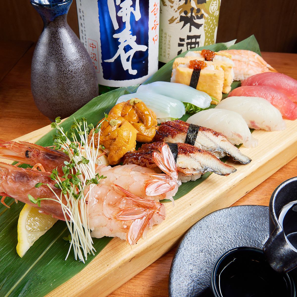 【距天下茶屋站4分钟★】3月1日新开张♪寿司、海鲜、饺子都很精致♪