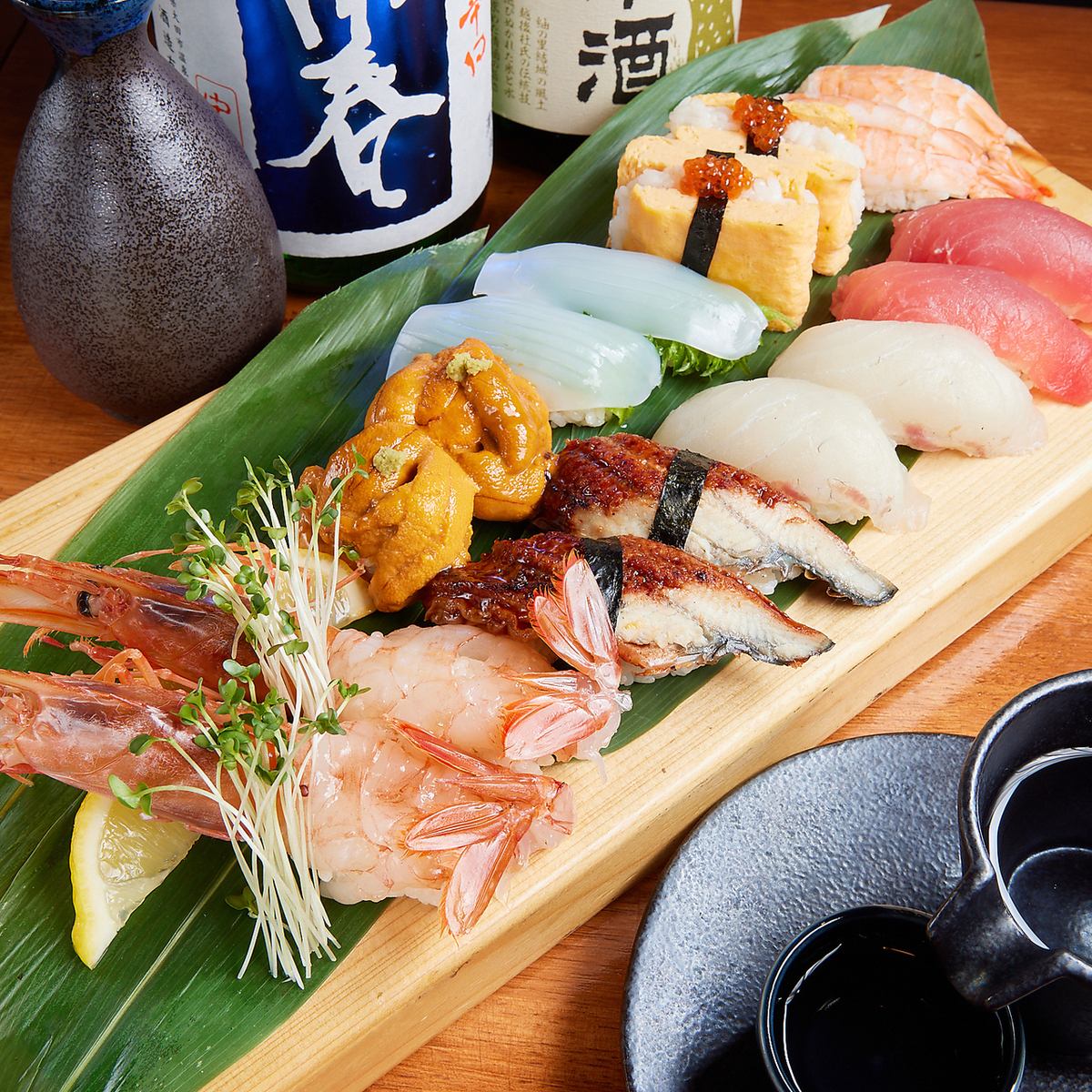【距天下茶屋站4分钟★】3月1日新开张♪寿司、海鲜、饺子都很精致♪