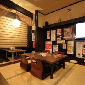 ゆっくりとお食事をお楽しみいただけるお座敷席をご用意しております。