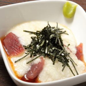 マグロと山芋