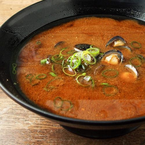 Fresh clam red soup