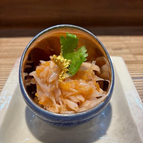 鶏軟骨の梅肉和え